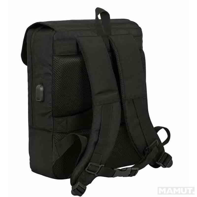 Ranac za laptop FLAP BLACK 13.3 ''+USB 