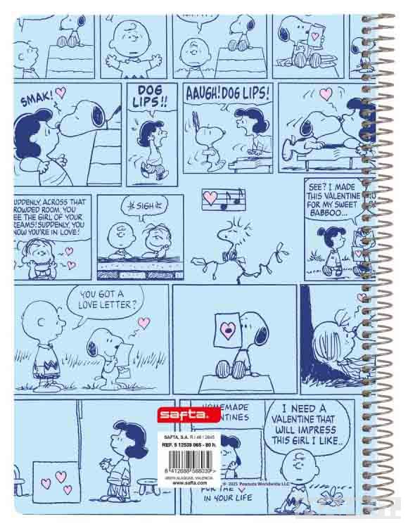 Notes SNOOPY A5 tvrdi povez 80 strana, kvadratići 