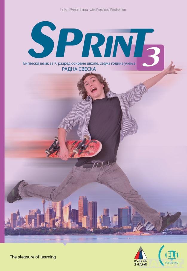 ENGLESKI JEZIK ZA 7. RAZRED, RADNA SVESKA SPRINT 3 (NOVO) 