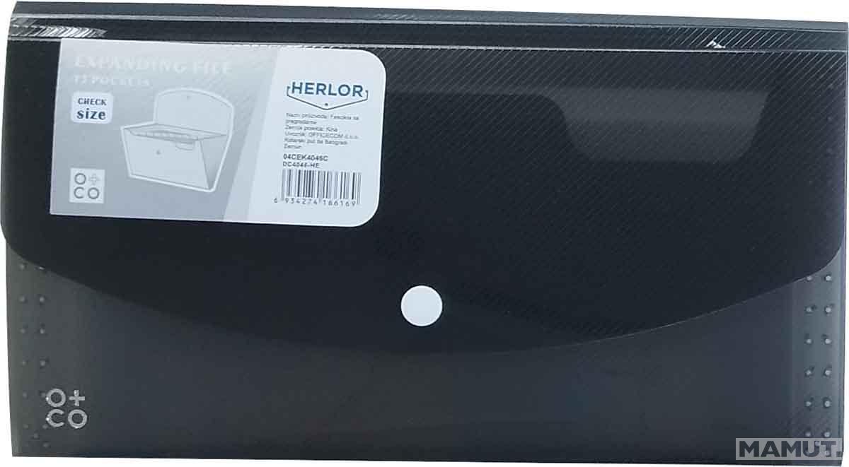 FASCIKLA (kućni budžet) sa 13 pregrada 26x14x2,5cm 