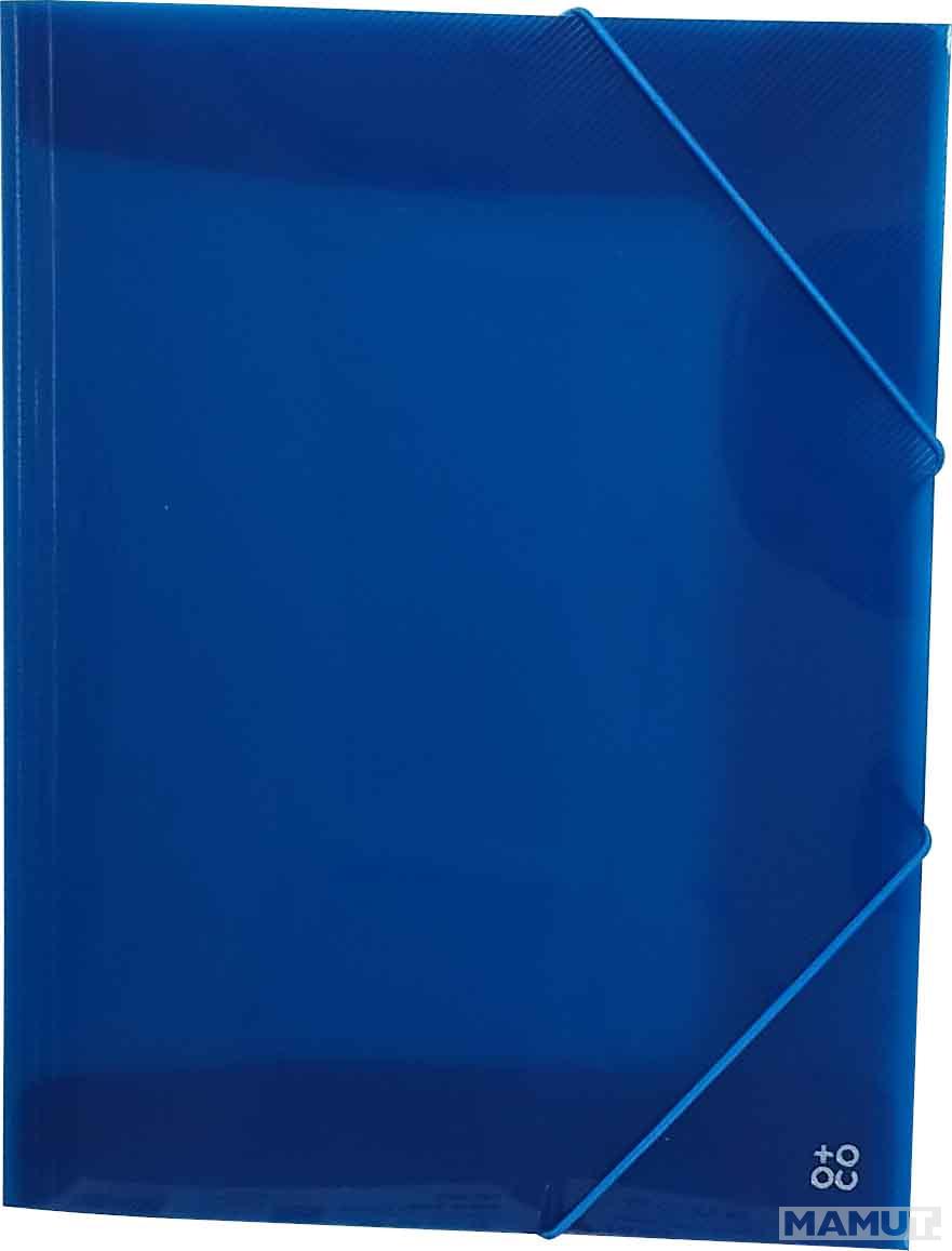 FASCIKLA PVC sa gumisom A4 32x24,6x1cm plava 