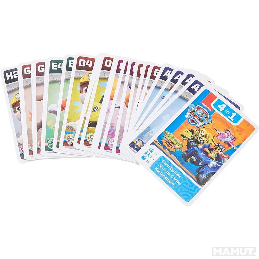 Igra kartama PAW PATROL SHUFFLE 4 u 1 