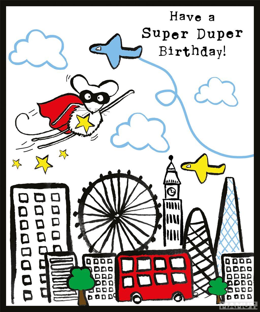 Rođendanska čestitka SUPER HERO MOUSE 