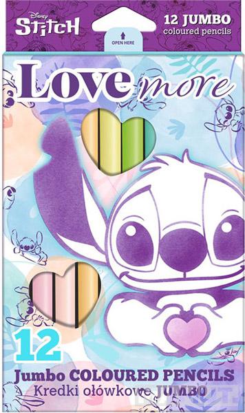 Drvene bojice jumbo STITCH 12kom 
