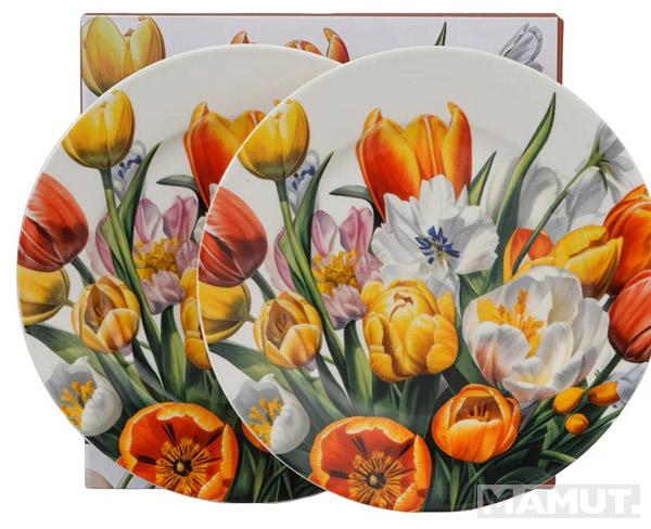Set dva dezertna tanjira TULIPS 