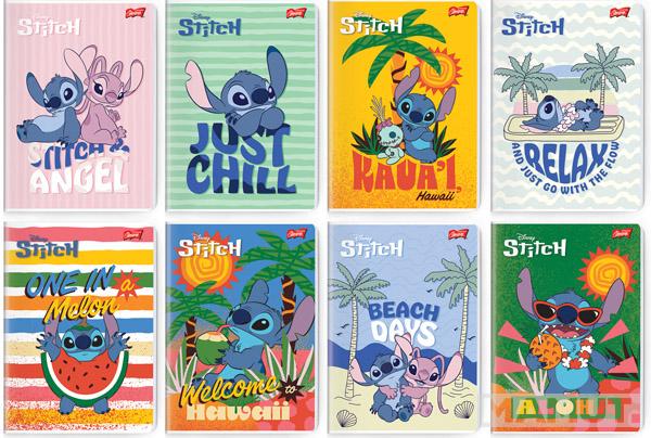 Sveska A4 kvadrati STITCH (OSAM MOTIVA) 