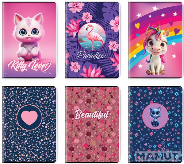 SVESKA PREMIUM A4 CISTA 52L GIRL'S COLLECTION SC3127 