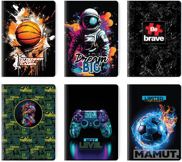 SVESKA PREMIUM A5 DIKTO 52L BOY'S COLLECTION SC3130