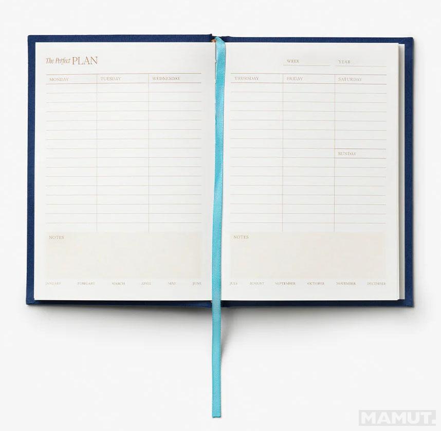 Nedeljni planer - THE PERFECT PLAN, BLUE 