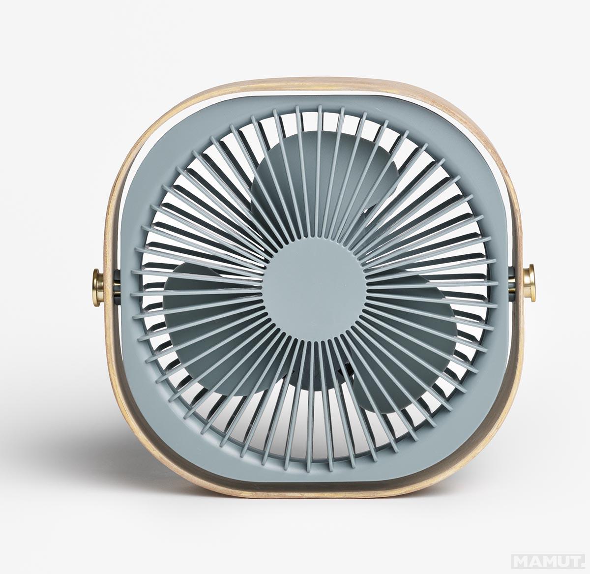 USB ventilator FANTASTIC WOOD - BLUE 