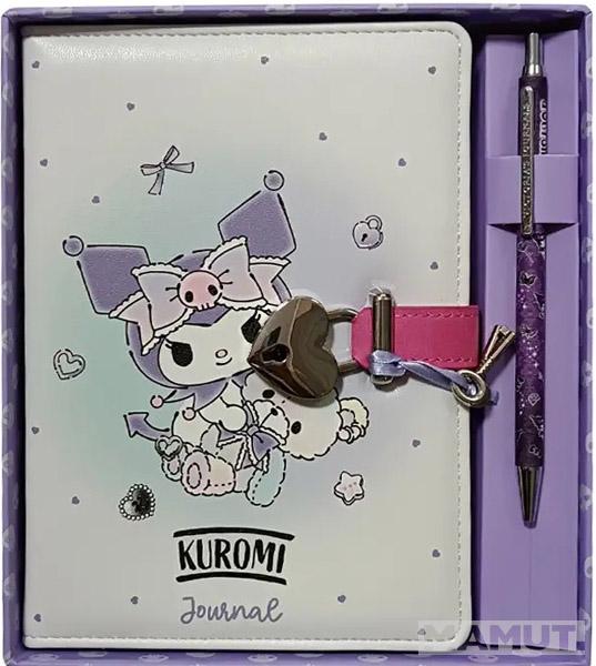 Notes sa ključićem i olovka KUROMI HUSH HUSH 