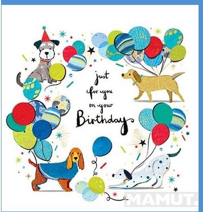 Rođendanska čestitka DOGS 