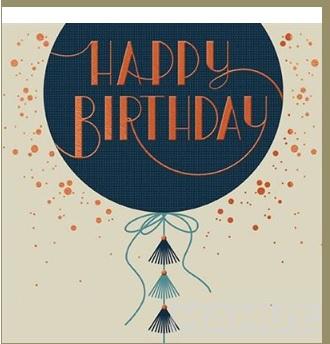 Rođendanska čestitka HAPPY BIRTHDAY BALLOON 