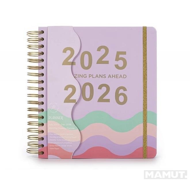 Datumirani planer AMAZING PLANS AHEAD (jul 2025 - dec 2026) 
