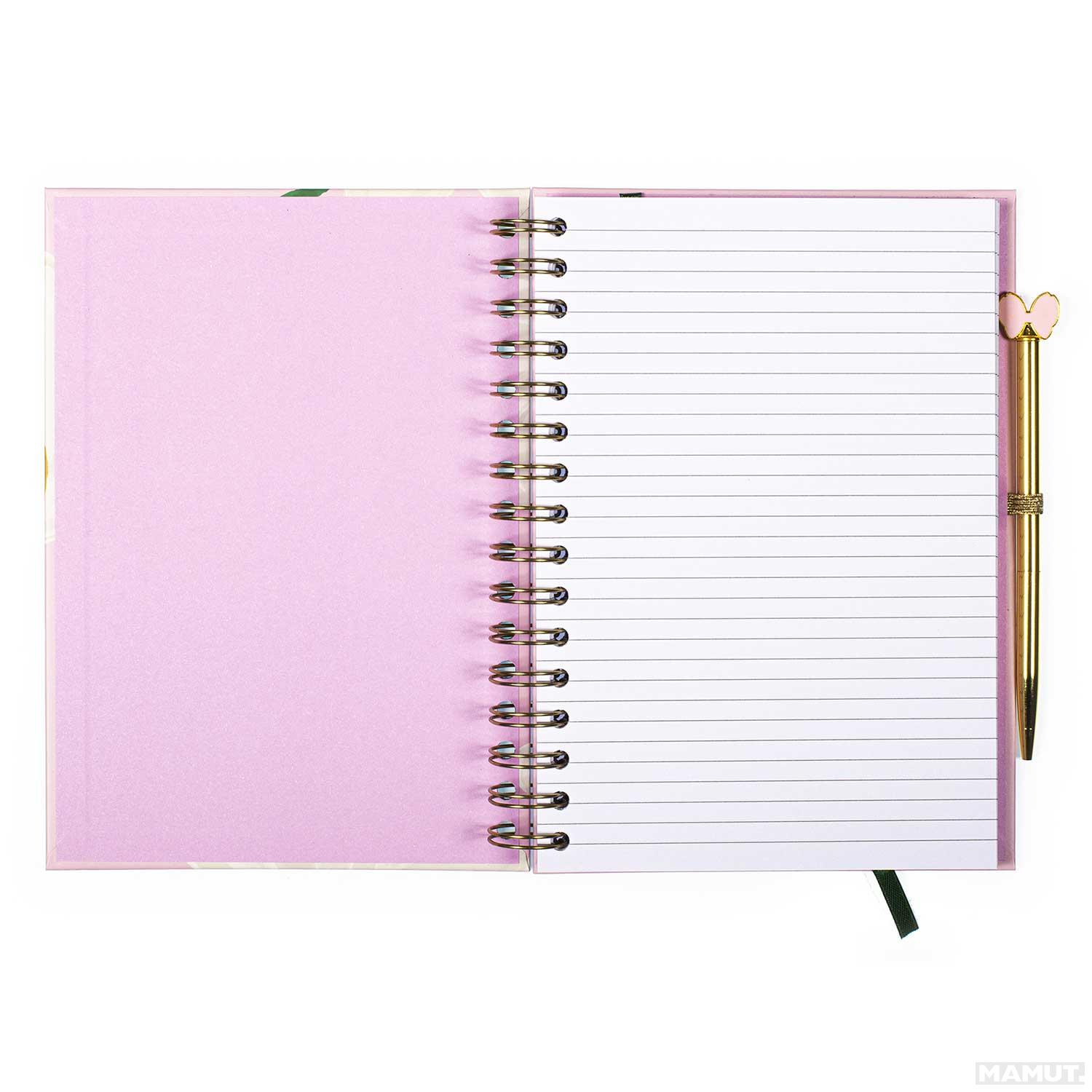 Spiralni notes A5 sa hemijskom olovkom 