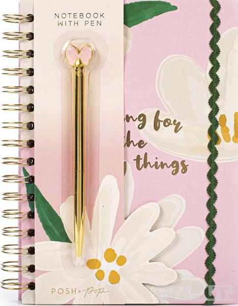 Spiralni notes A5 sa hemijskom olovkom 