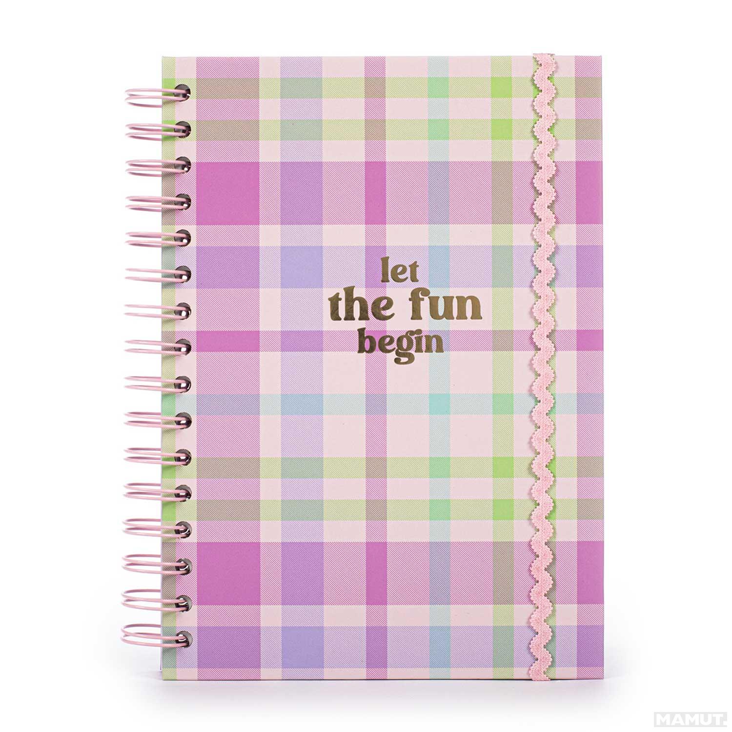 Spiralni notes A5 + 4 mini signira 