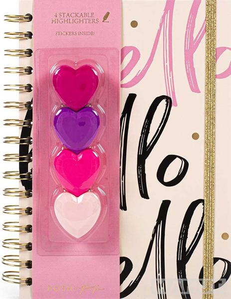 Spiralni notes A5 + 4 mini signira 