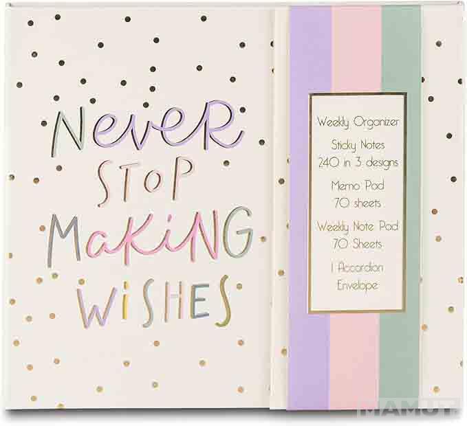 Set nedeljni organizer i hemijska NEVER STOP MAKING WISHES 