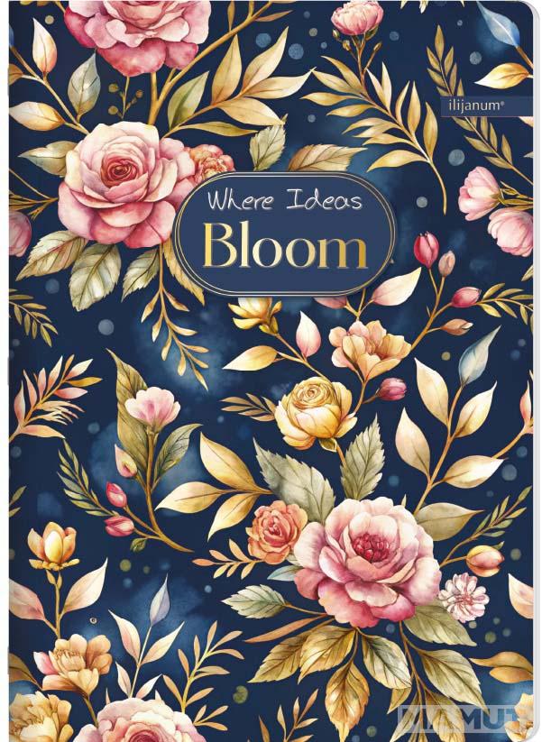 Sveska na kvadratiće A5 BLOOM 52 lista (Više vrsta) 