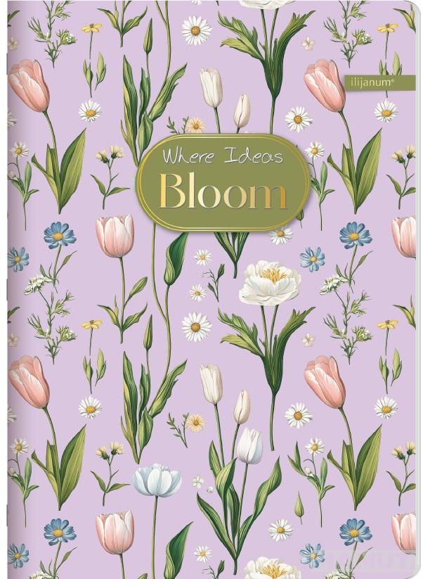 Sveska na kvadratiće A5 BLOOM 52 lista (Više vrsta) 