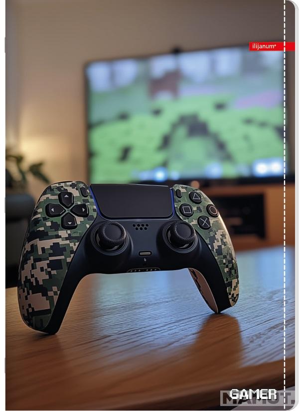 Sveska na kvadratiće A5 GAMER 52 lista (Više vrsta) 