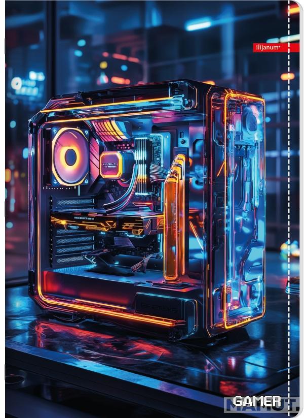 Sveska na kvadratiće A5 GAMER 52 lista (Više vrsta) 