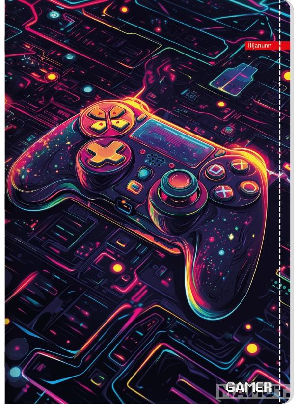 Sveska na kvadratiće A5 GAMER 52 lista (Više vrsta) 