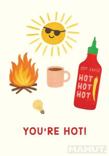 Čestitka YOU'RE HOT 
