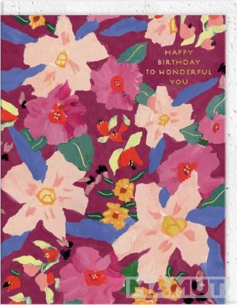 Rođendanska čestitka WONDERFUL YOU BLOOMS 