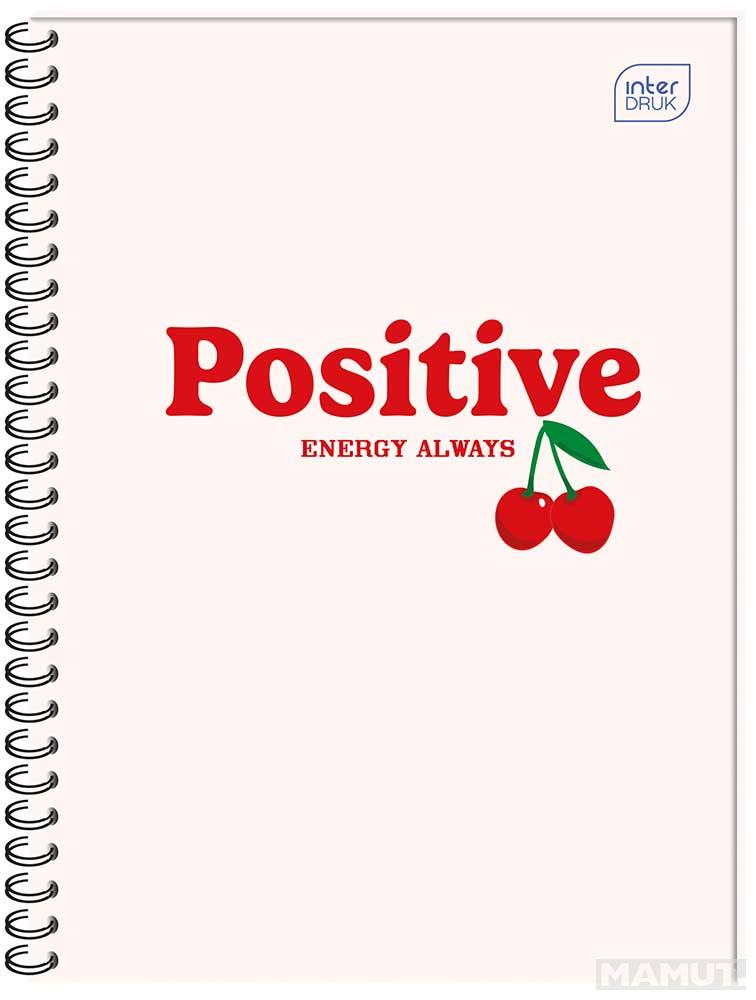 Spiralni notes A5, tvrde korice, 80 listova na kvadratiće (Više vrsta)