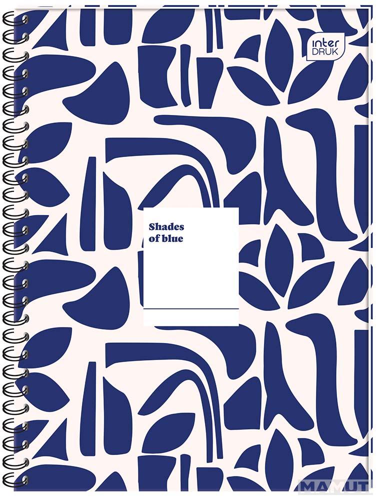 Spiralni notes A5, tvrde korice, 100 listova na kvadratiće (Više vrsta)