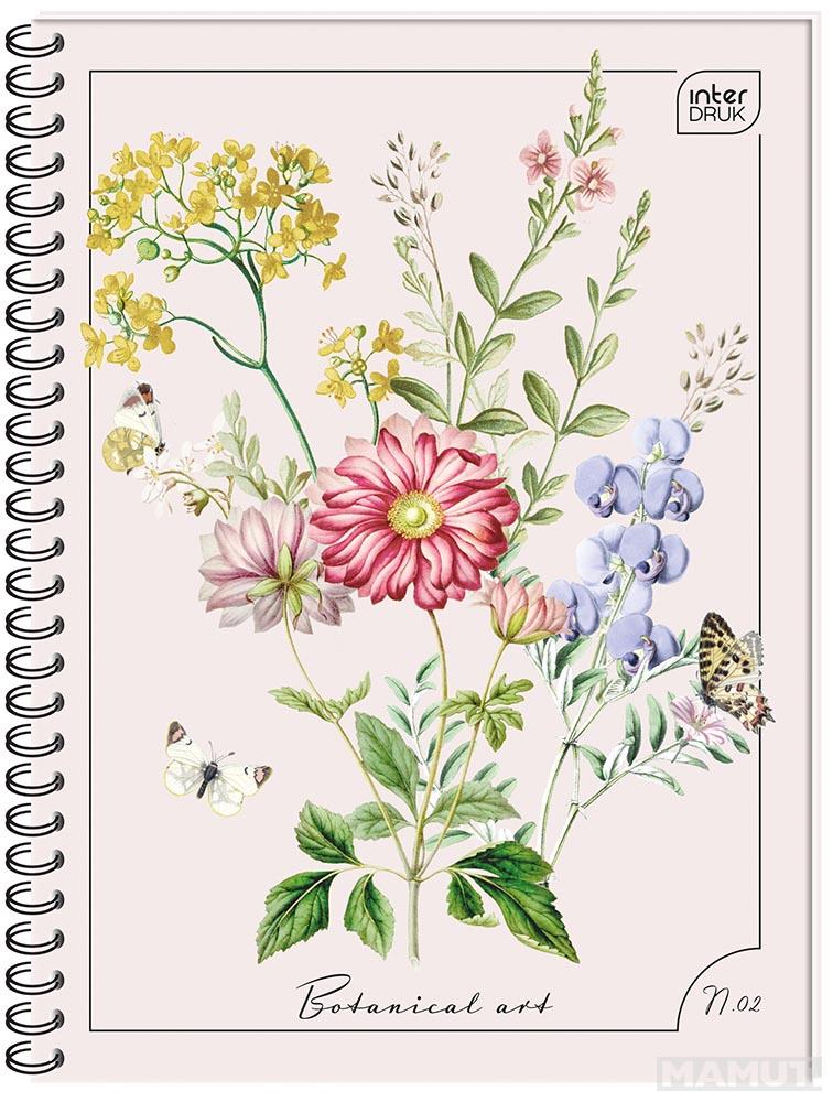 Spiralni notes A5, tvrde korice, 100 listova na kvadratiće (Više vrsta)