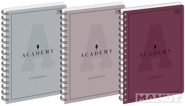 Notes sa spiralom A4 kvadratići ACADEMY (TRI VRSTE) 