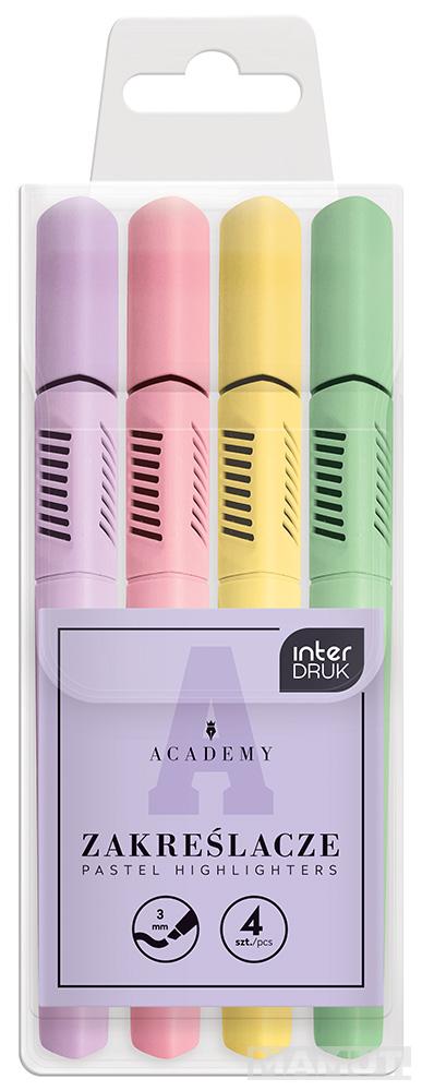 Set četiri signira pastelnih boja ACADEMY 