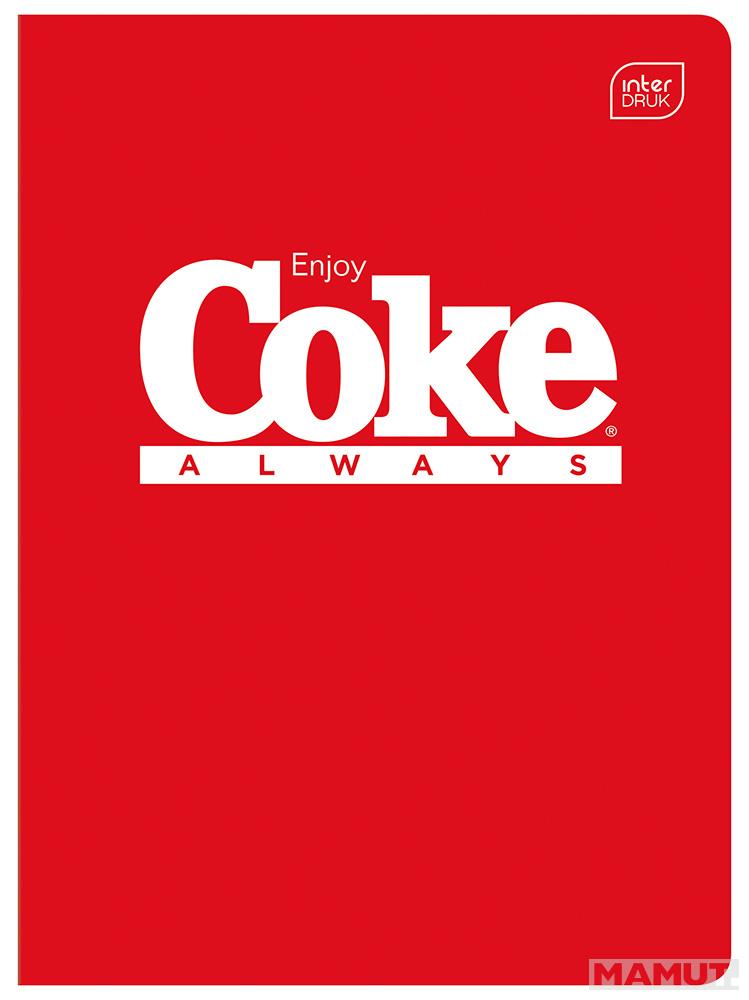 Školska sveska A5 kvadratićI COCA COLA (ČETIRI VRSTE) 