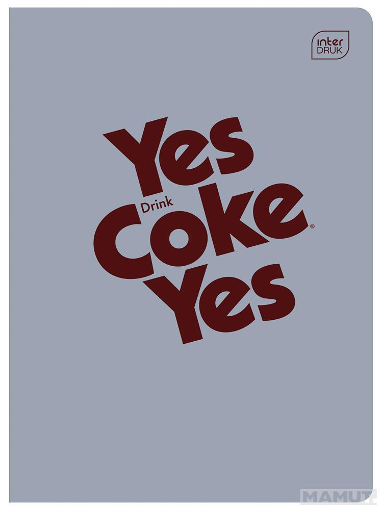 Školska sveska A5 linije COCA COLA (ČETIRI VRSTE) 