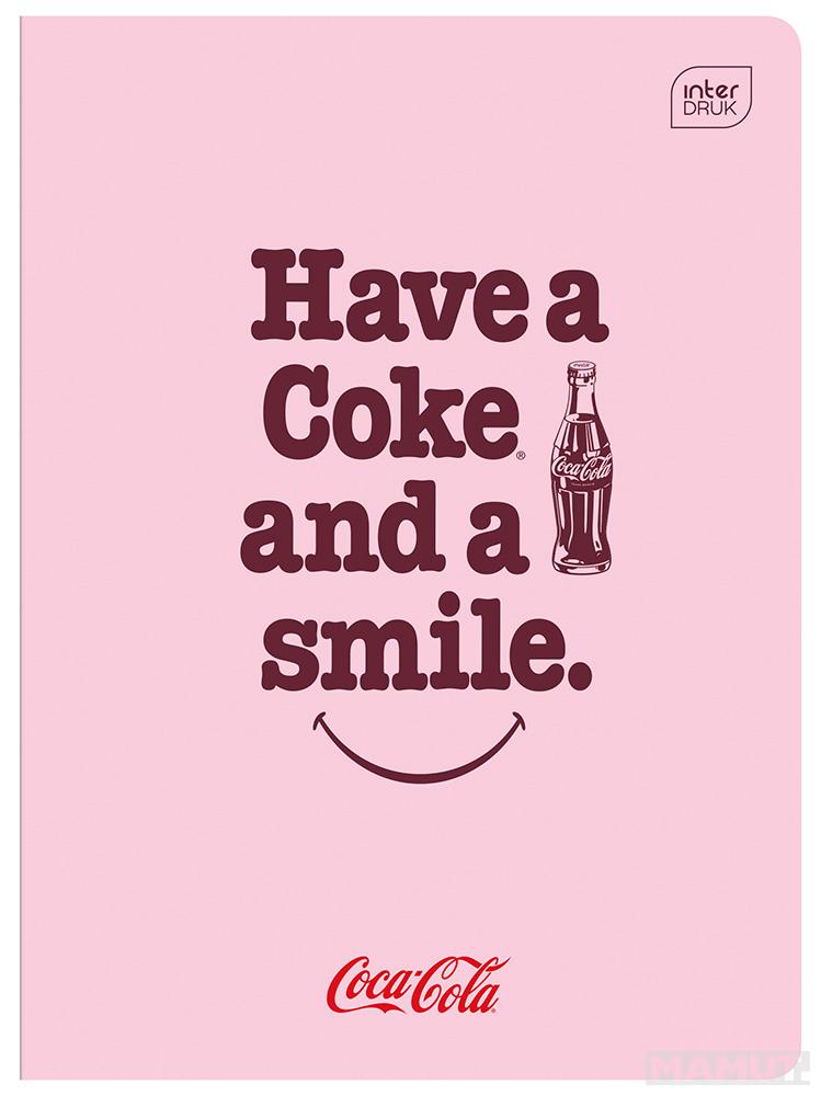 Školska sveska A5 linije COCA COLA (ČETIRI VRSTE) 