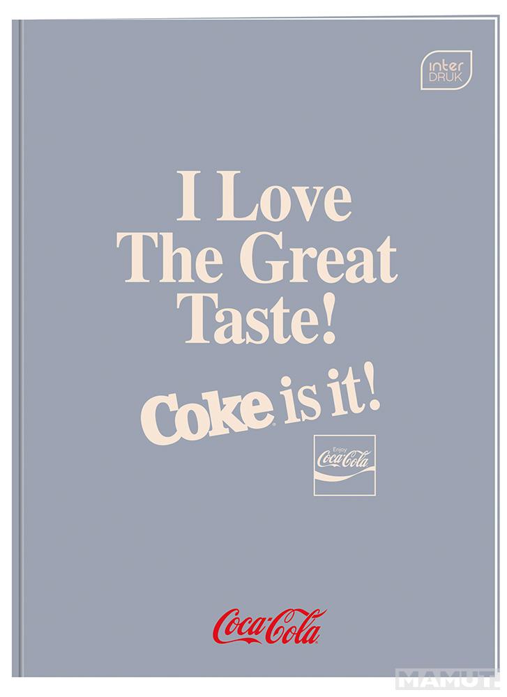 Školska sveska A4 kvadratići COCA COLA  (TRI VRSTE) 