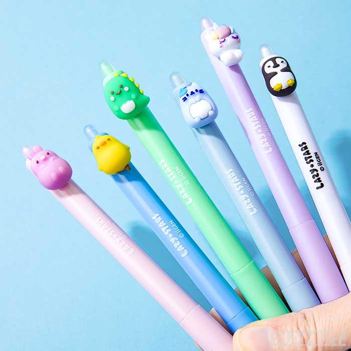 Piši-briši gel olovka LAZY STARS (motiv zeko) 