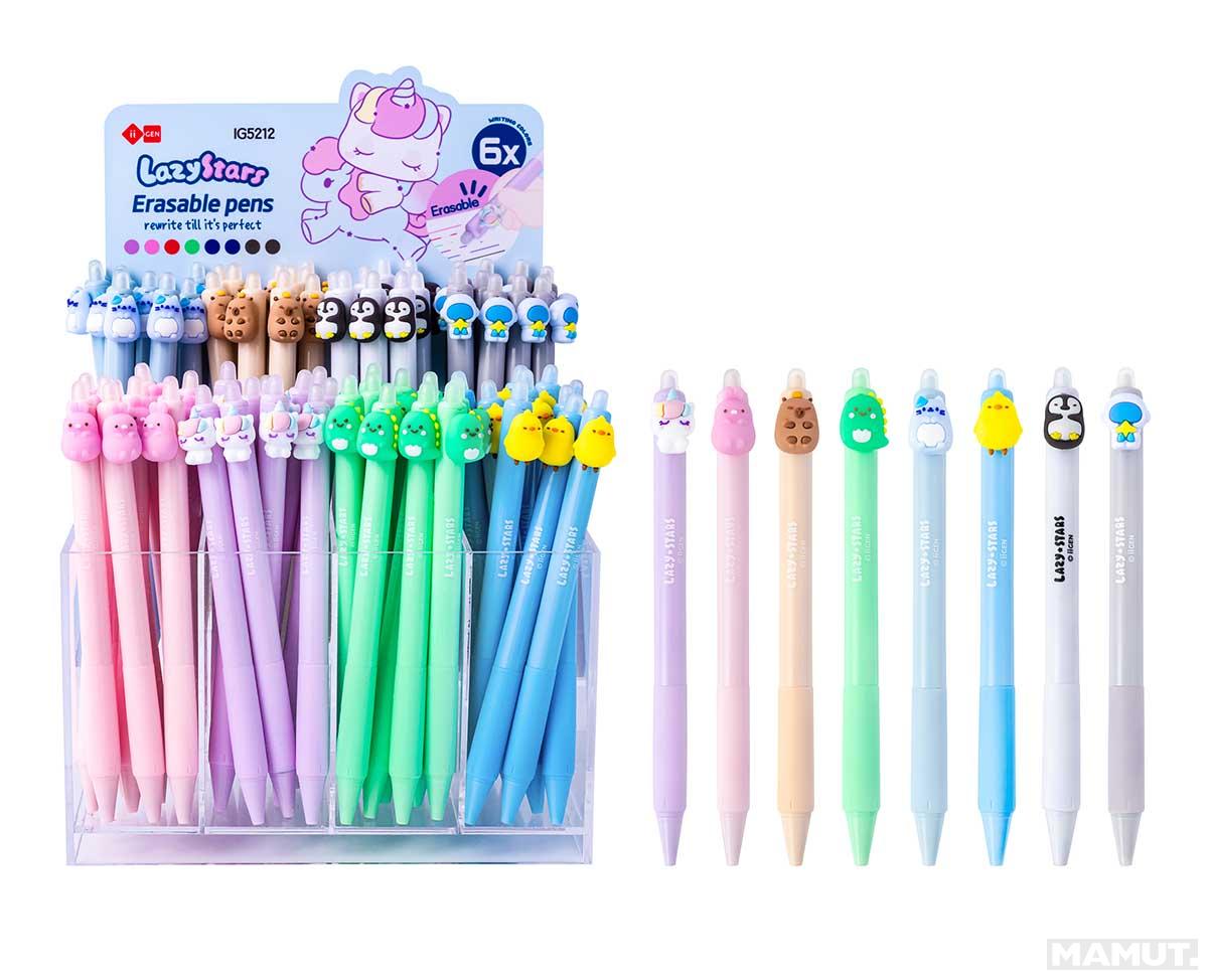 Piši-briši gel olovka LAZY STARS (motiv zeko) 