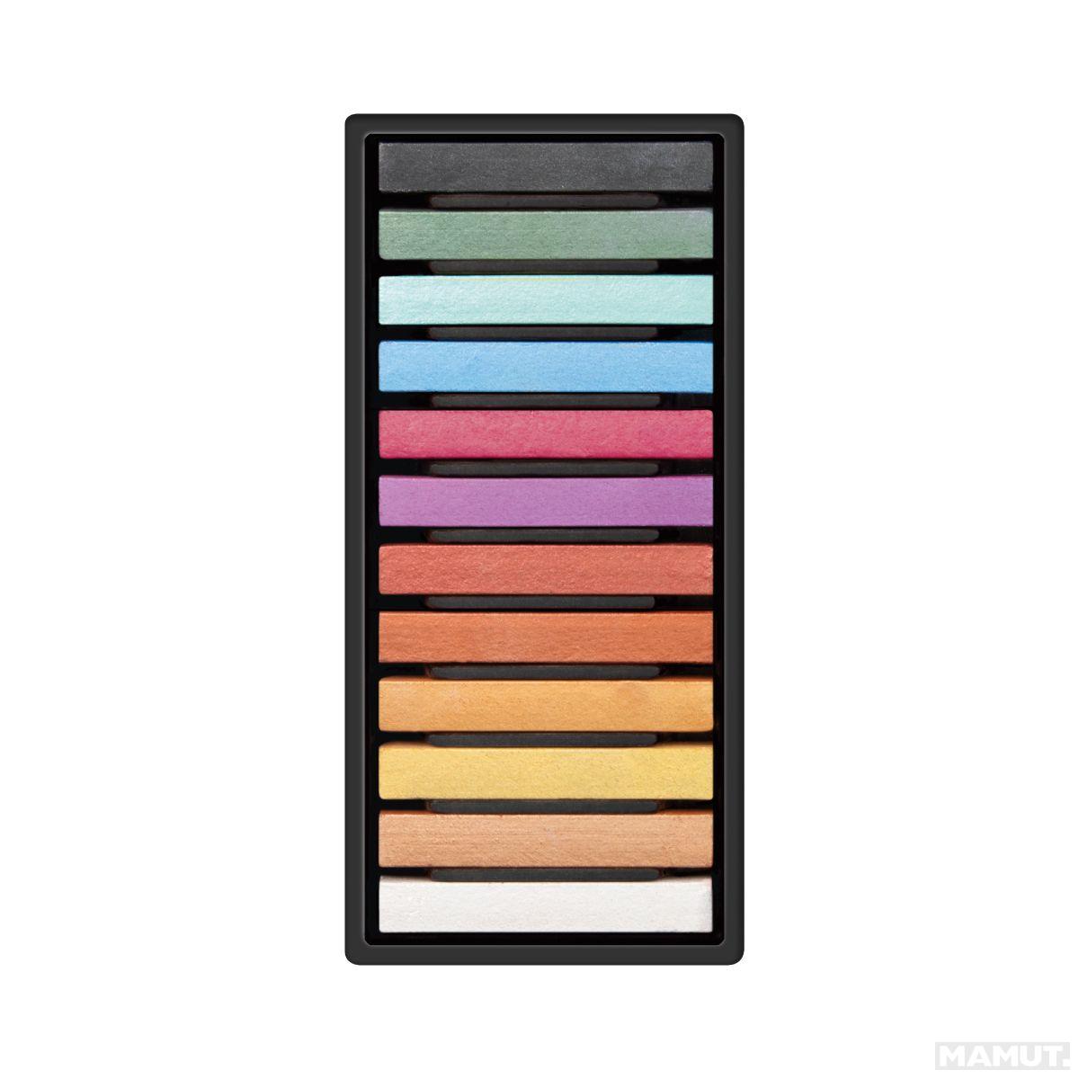 Pastelne boje MILAN - METALIZED 12 kom 