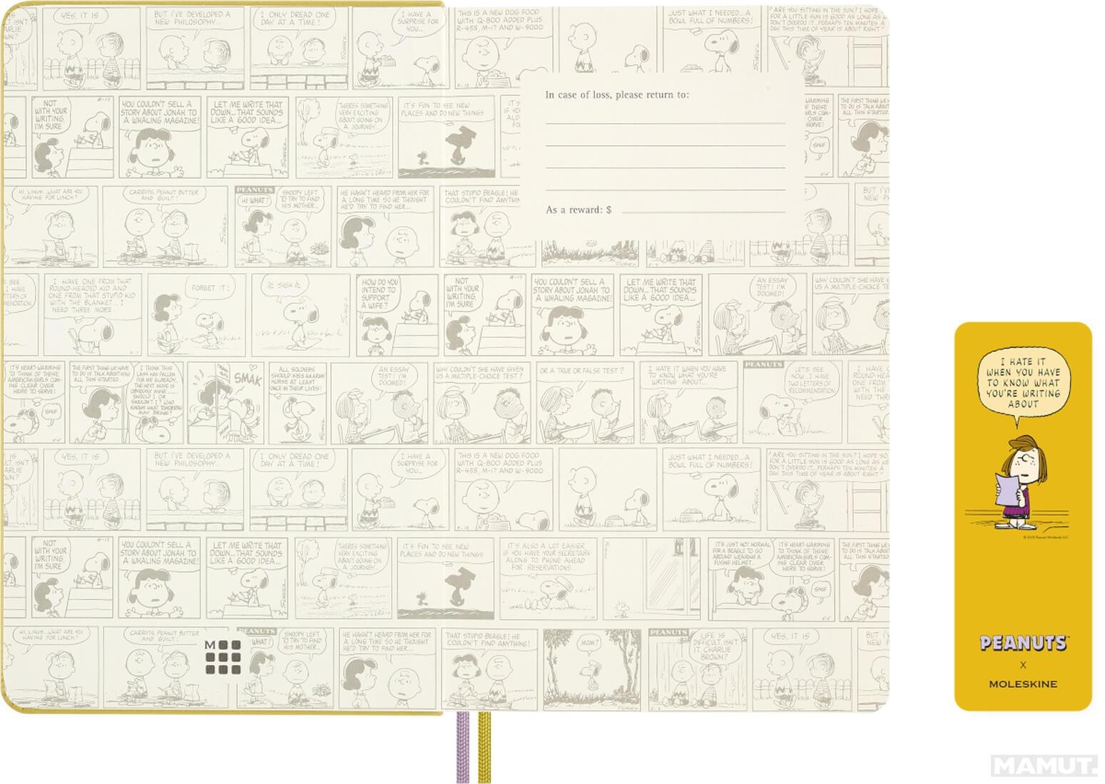 MOLESKINE rokovnik  u kutiji Limited Edition Peanuts 