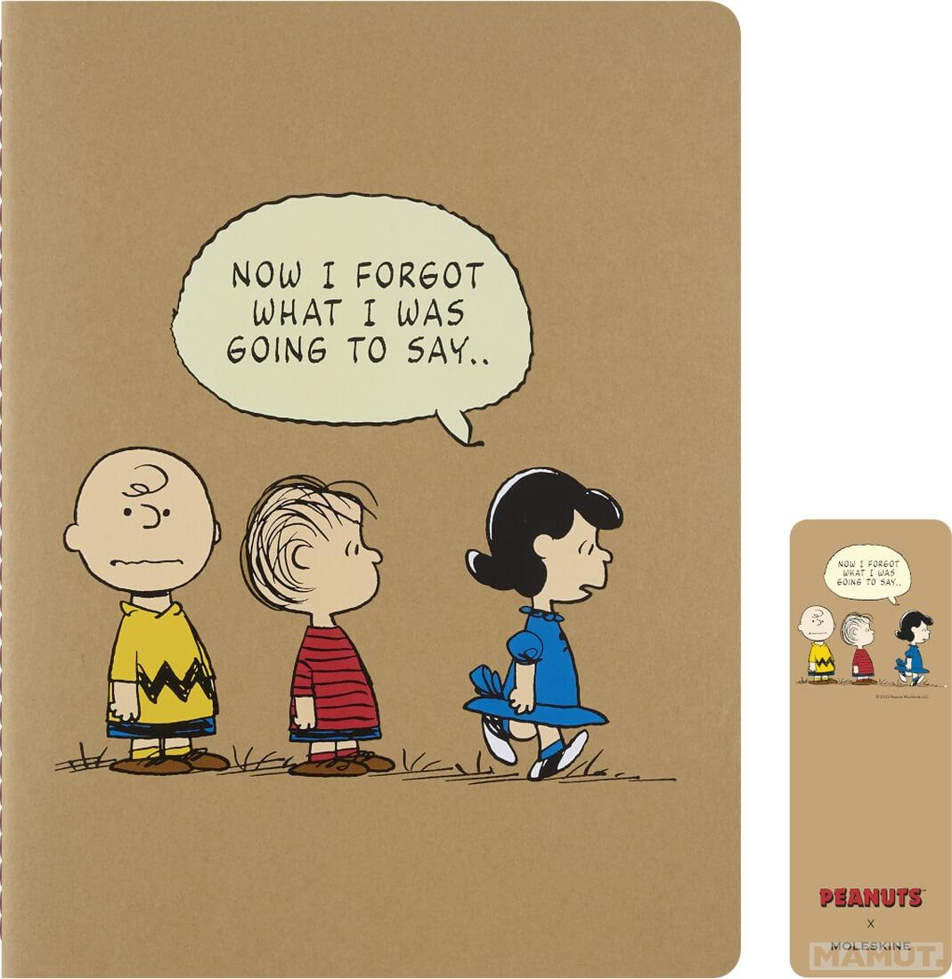 MOLESKINE set tri beležnice Limited Edition Peanuts XL 