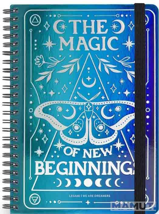 Notes sa spiralom MOTH linije 21x15cm 