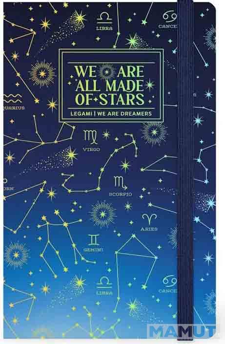 Notes STARS linije 21x13cm 