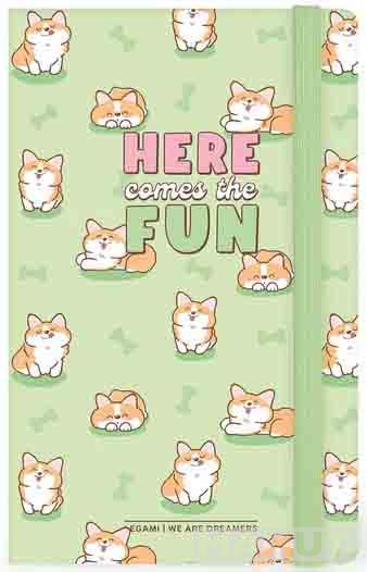 Notes CORGI linije 21x13cm 