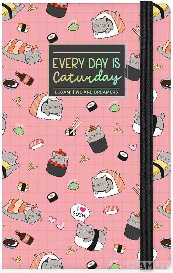 Notes SUSHI CAT linija 21x13cm 