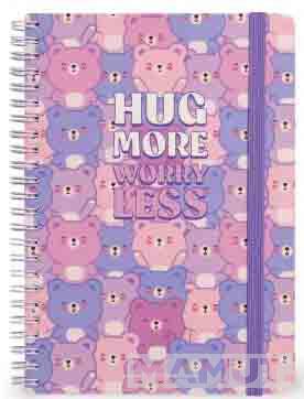 Notes sa spiralom TEDDY BEAR linije 21x15cm 