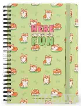 Notes sa spiralom CORGI linije 21x15cm 